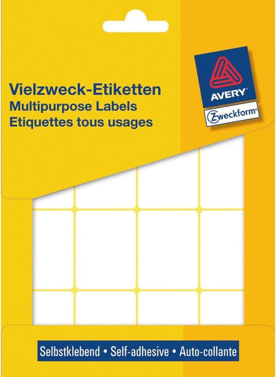 Avery étiquettes zweckform 38 x 29 mm papier blanc 384 pièces