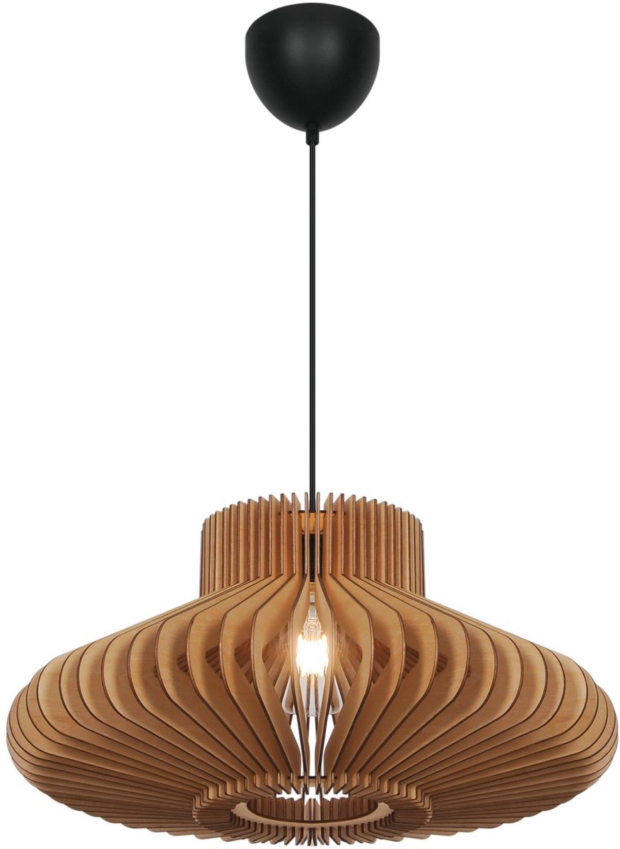Nordlux -manago-suspension-e27-bois naturel