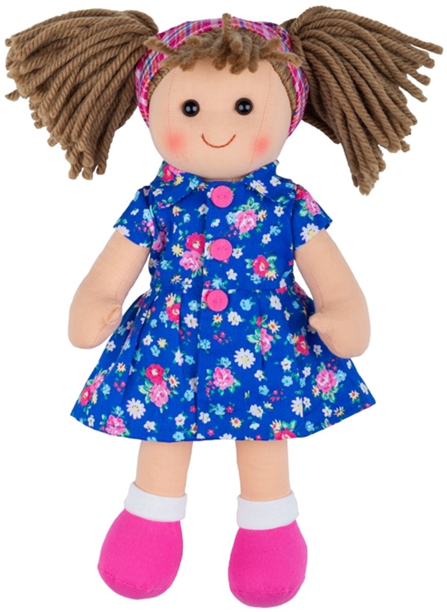 Poupée en tissu Bigjigs Hollie - 28cm