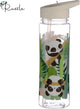 Panda durable 550 ml de bouteille d'eau flip paille