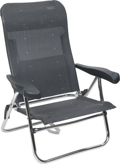 Crespo - chaise de plage - al 205 - gris foncé