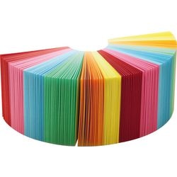 Bloc cube folia couleurs arc-en-ciel vierges