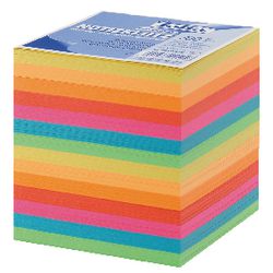 Recharge colorée porte cube 700 notes 9 x 9 cm