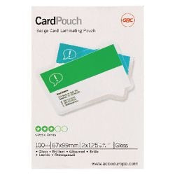 Pochettes de plastification carte gbc 250 microns