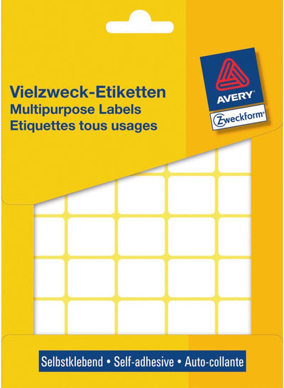 Avery house brand 3318 étiquette manuelle 22x18mm blanc
