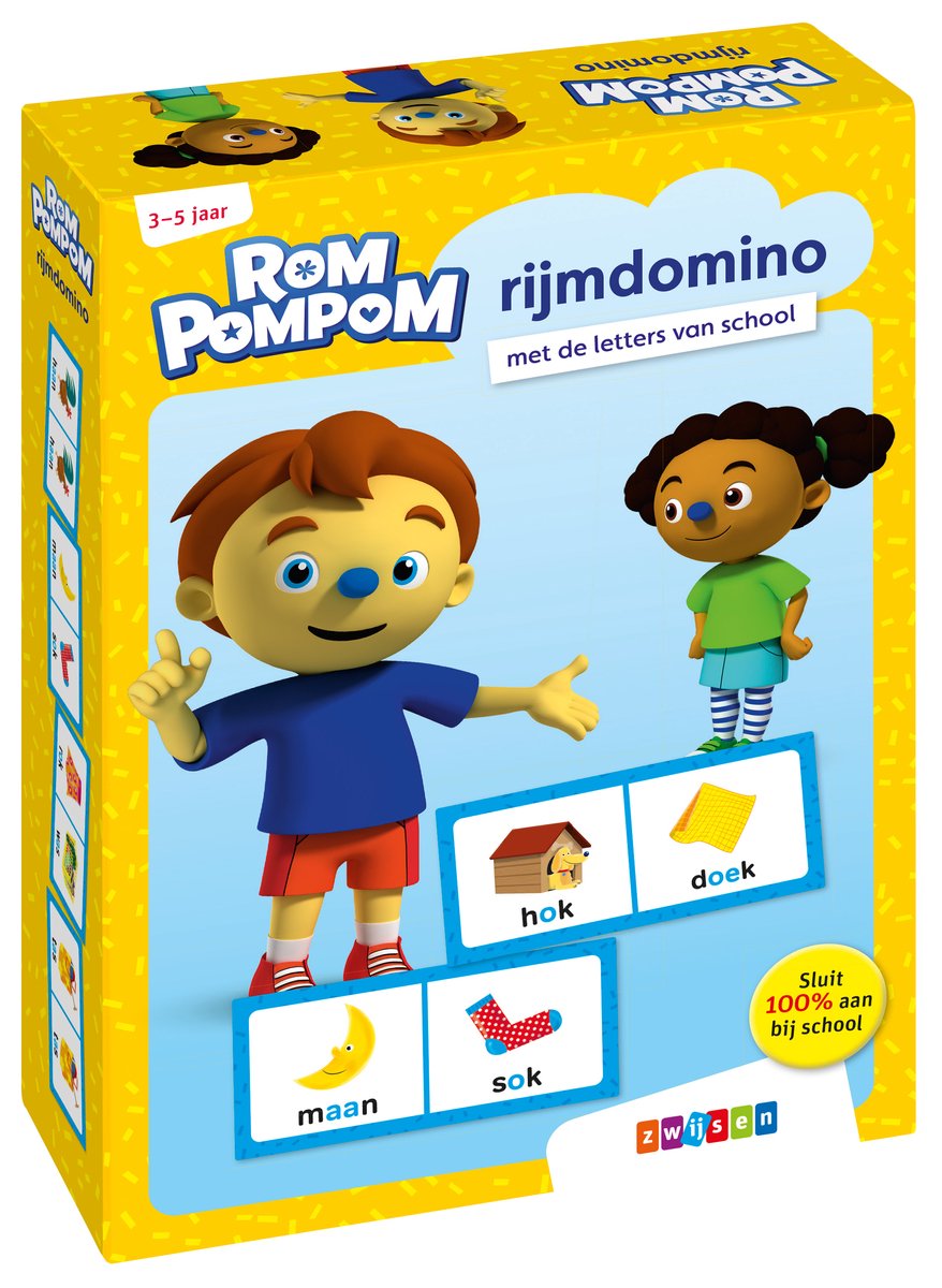 Wpg uitgevers rompom rhythmdomino
