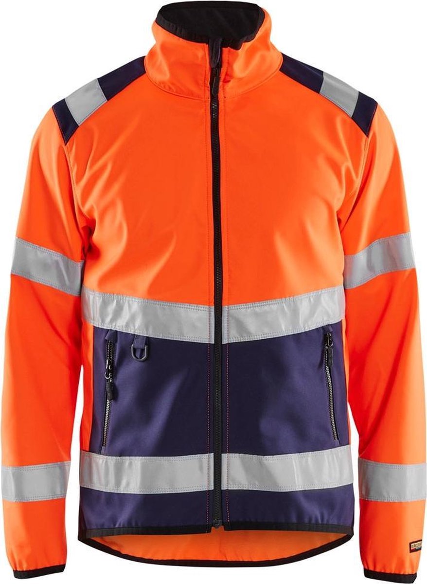 Blåkläder veste de travail veste softshell haute visibilité 48772516