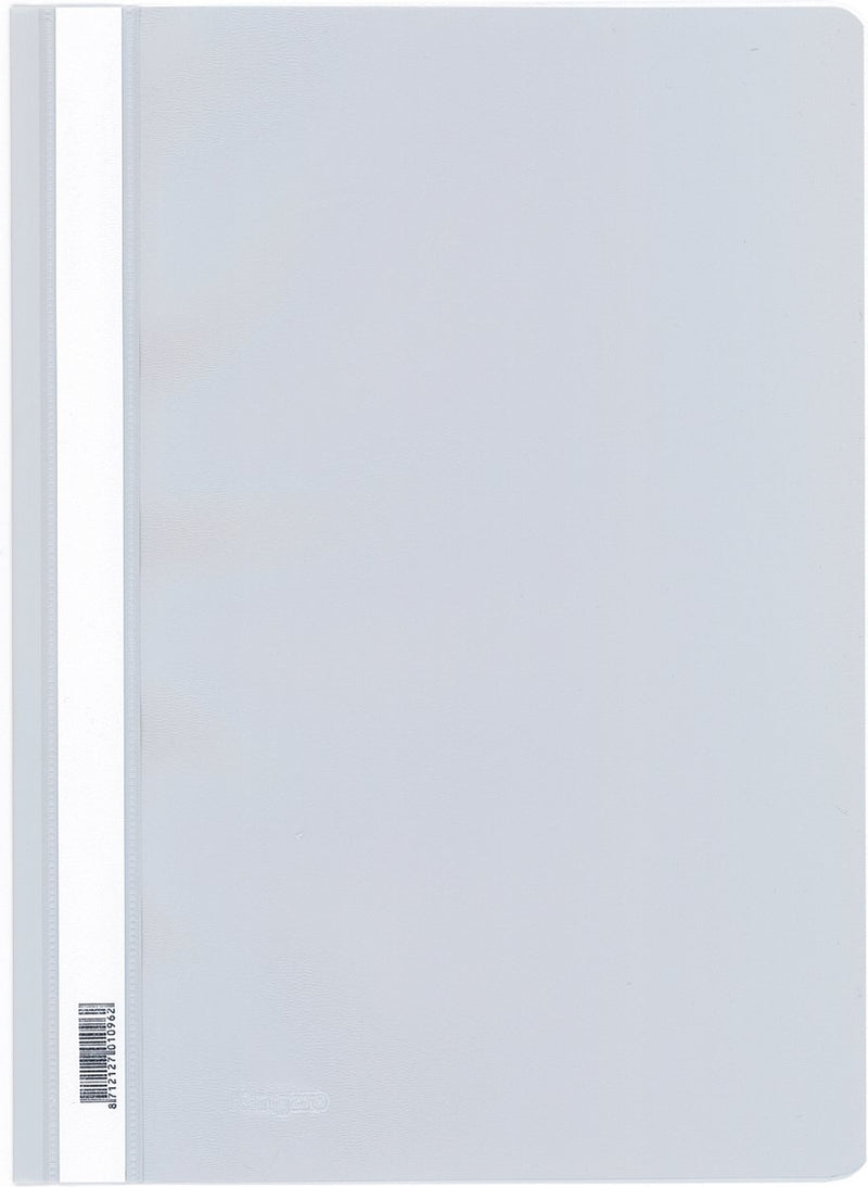 Dossier à fixation rapide Kangaro - a4 - pp - gris - rétrécissement de 25 pièces - k-22040