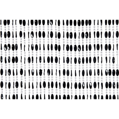 Wicotex rideau anti-mouches charlotte 90x220cm noir