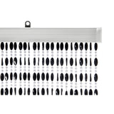 Wicotex rideau anti-mouches charlotte 90x220cm noir - afbeelding 2