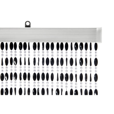 Wicotex rideau anti-mouches charlotte 90x220cm noir