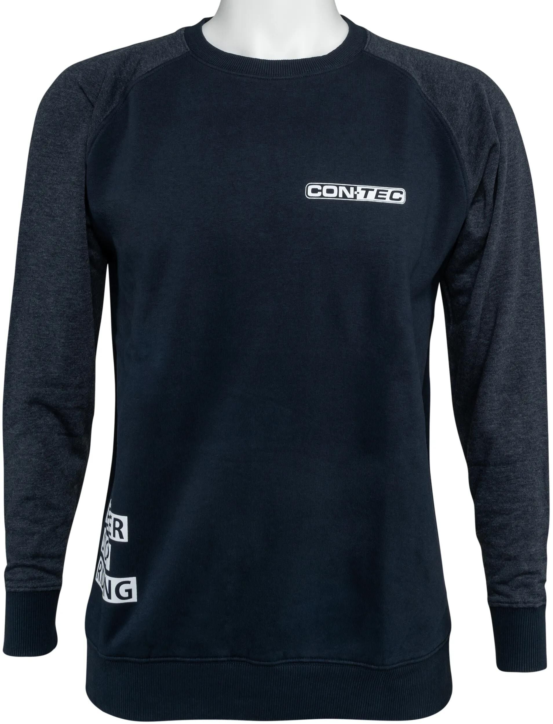 Sweat-shirt Contec CT n'arrête jamais de monter en taille xl gris bleu