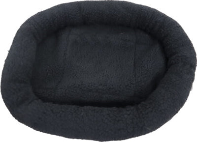 Panier imitation laine de mouton noir