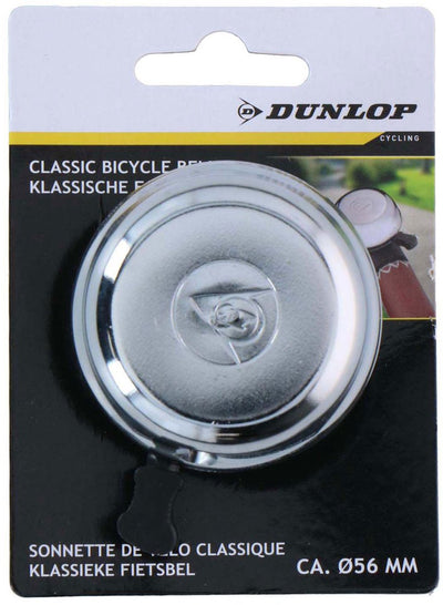 Cloche de vélo classique en argent