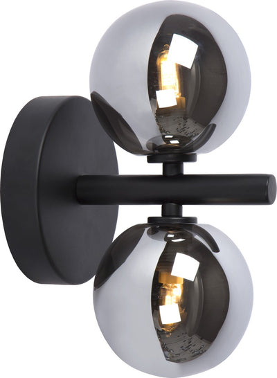 Lucide tycho - applique - 2xg9 - noir