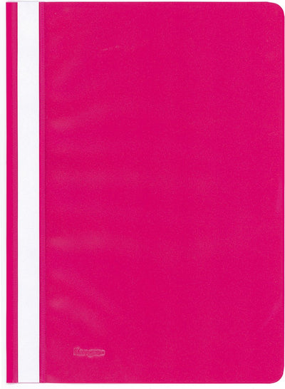 Dossier à fixation rapide Kangaro - a4 - pp - cerise - rétrécissement de 25 pièces - k-22050