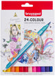 Bruynzeel Fineliner Brushpennen, 24e.