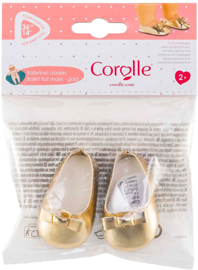 Corolle Gold Ballet Flat Chaussures pour bébé pop, 36 cm