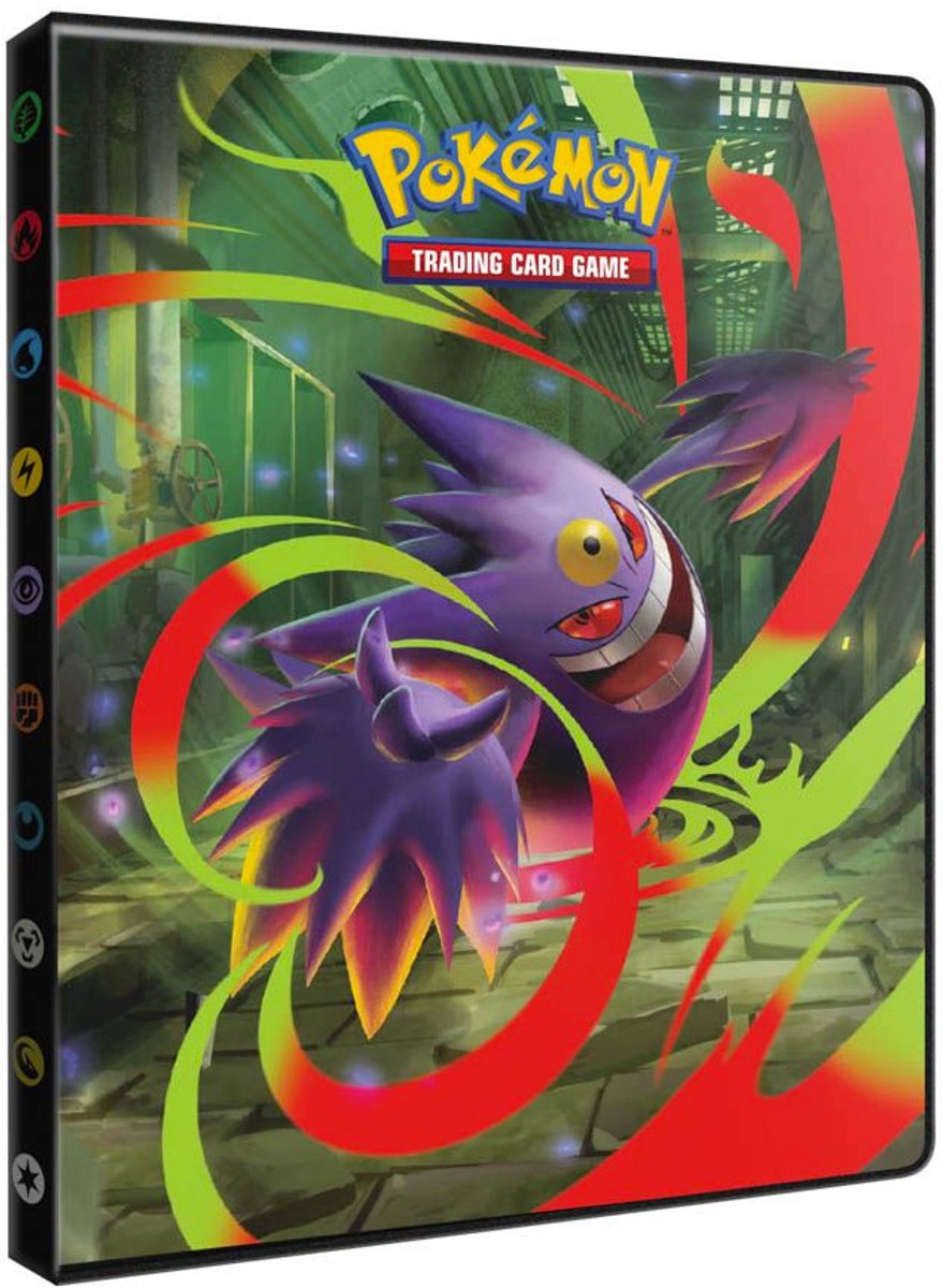 Portefeuille Pokémon pok me02 flammes fantasmatiques à 4 poches | 2 pièces