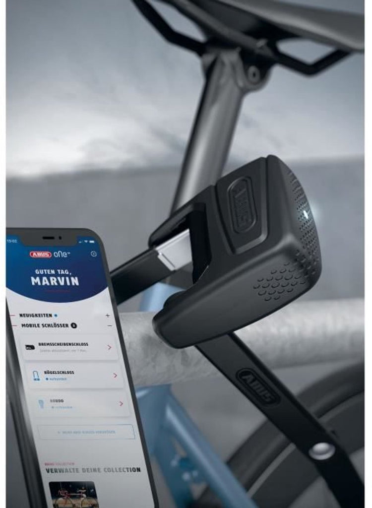 Abus bordo smartx 6000a 120 sh antivol pliable incl. support et télécommande