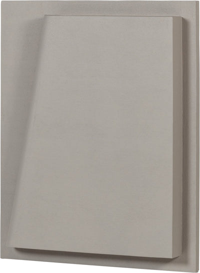 Déco murale Woood numa - aspect béton - gris - 122x92x12