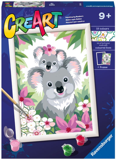 Ravensburger Creart peinture au numéro Koala Schatjes