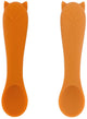 Trixie | pack de 2 premières cuillères pour bébé - mr. renard - silicone souple - facile à saisir - 4 mois+