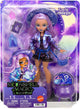 Mattel moonspell magie de monster high - poupée de mode layla stone - sorcière en cristal avec accessoires