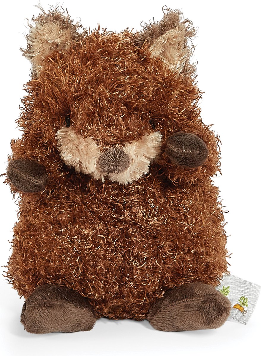 Bunnies by the bay foxy le renard peluche - peluche - détails brodés - renard - 18 cm - marron