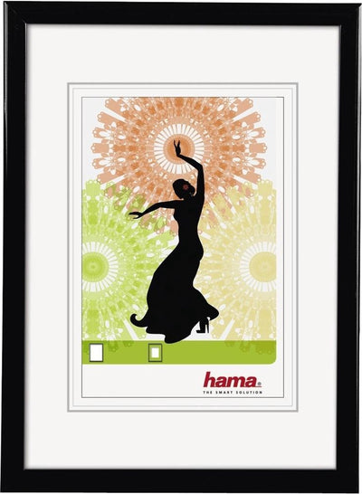Cadre photo Hama - madrid - 21 x 21,7 cm - noir