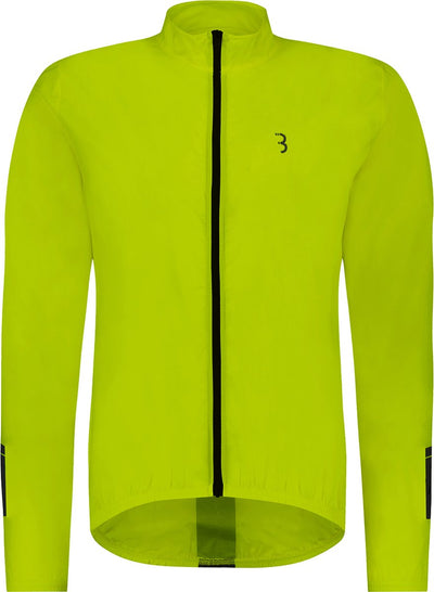 Bbb cycling veste de cyclisme baseshield - coupe-vent pour hommes et femmes - cyclisme VTT - veste de cyclisme : résistante au vent et à l'eau - jaune fluo - taille xxxl - bbw-148