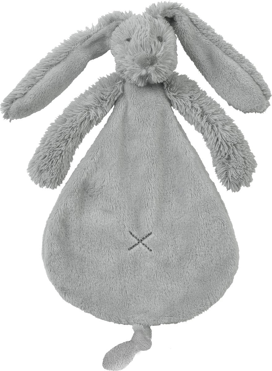 Happy horse lapin Richie doudou - gris - cadeau bébé