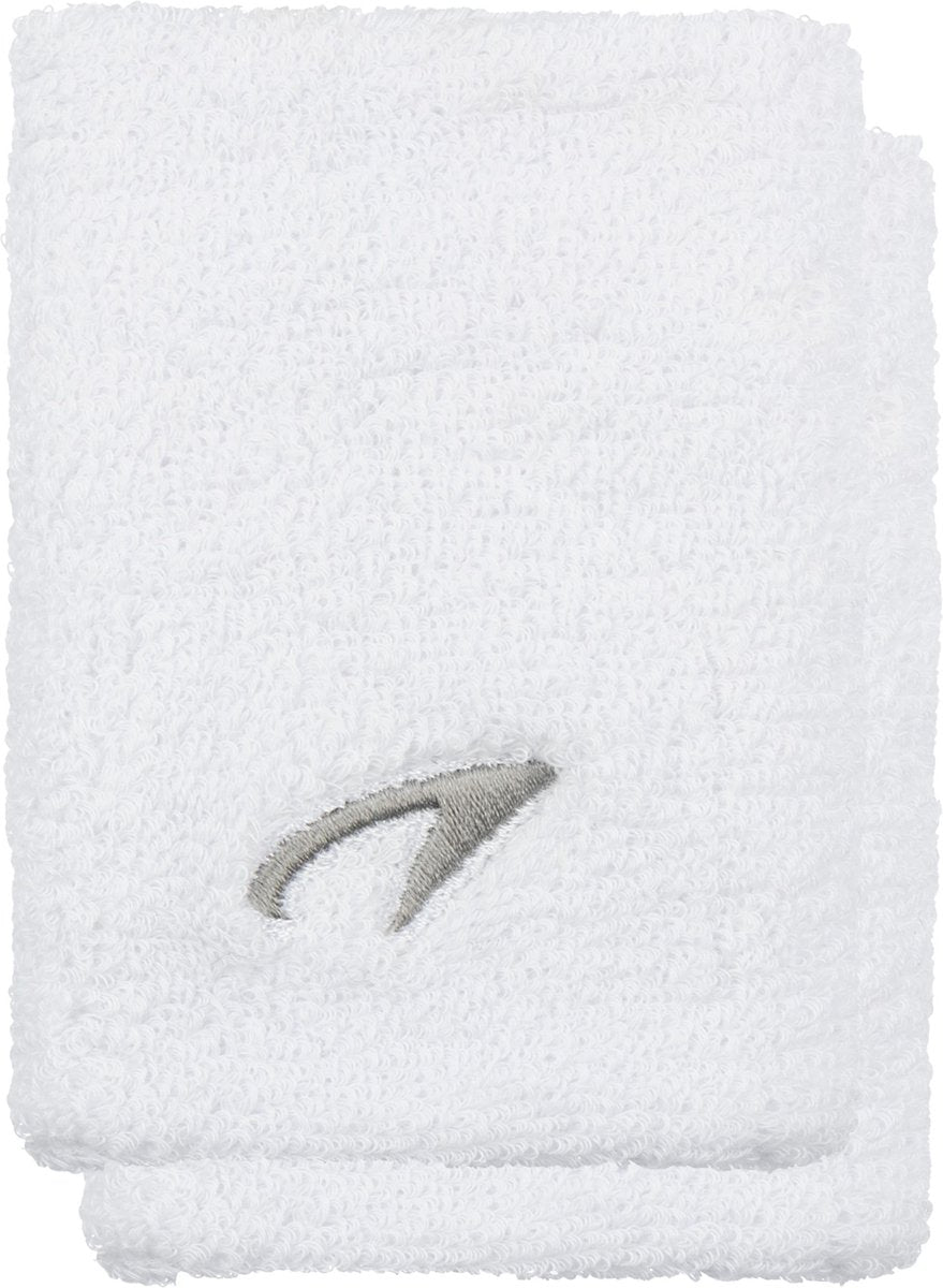 Avento paire de poignets avec bandeau anti-transpiration - 2 pièces - blanc