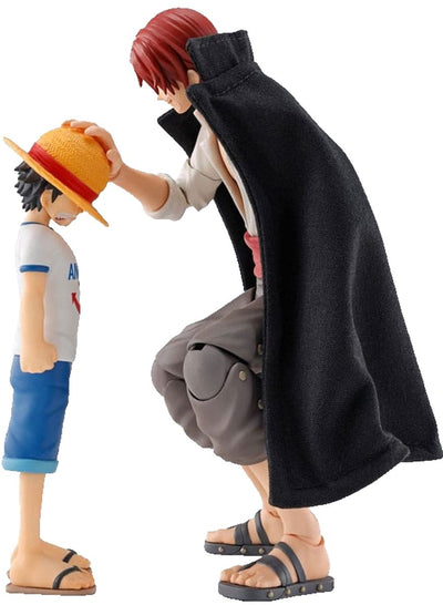 Bandai Tamashii Nations One Piece S.H. Figuarts Action Figure 2-Pack Shanks Monkey D. luffy enfance ver. figurine