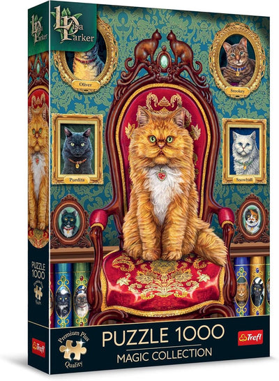 Trefl premium plus magic collection - puzzle - 1000 pièces - motif chat