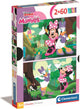 Clementoni - puzzle - 2x60 pièces - Disney Minnie - puzzle enfant - à partir de 4 ans