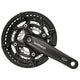 Shimano Crankset 3 x 10 Speed ​​Trekking FC-T521 avec 175 mm Crankarm 44-32-24t Octalink Black