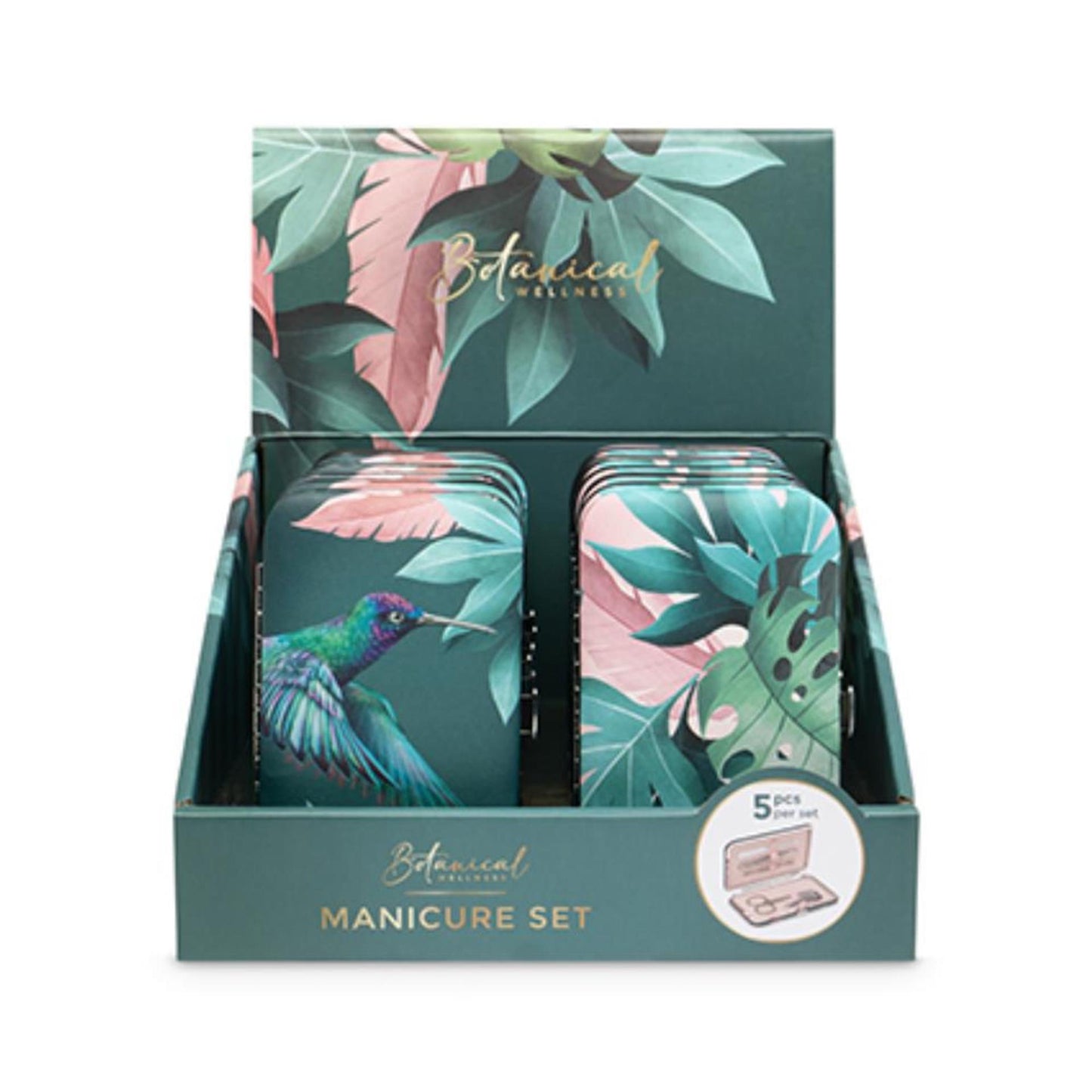 Set de manucure botanique Casuelle 5 pièces en étui