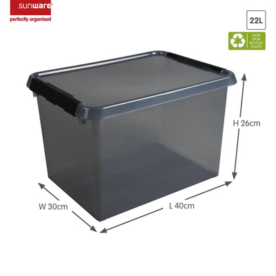 Sunware Comfort Line boîte de rangement 22l gris