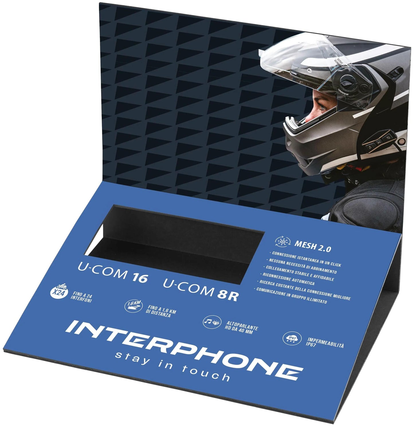 Affichage de vente d'interphone, affichage de compteur u-com 8r,