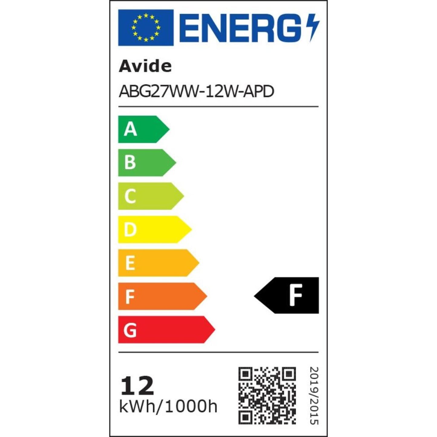 Avide lampe LED E27 12W 3000K WW dimmable