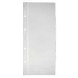 Protège-cartes de visite visifix durable 2387 57x90mm polypropylène transparent
