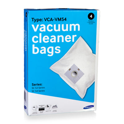 Samsung VCA-VP54 Sacs à poussière 4 pièces pour VCC54, VCC5480, SC5480, SC5450