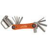 Multitool TB-FD40 17 fonctions 73 x 45 mm en acier inoxydable orange
