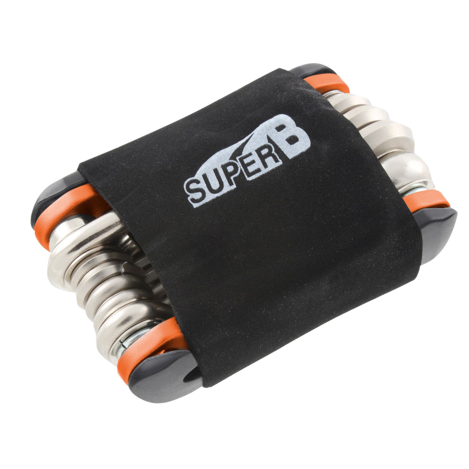 Multitool TB-FD40 17 fonctions 73 x 45 mm en acier inoxydable orange