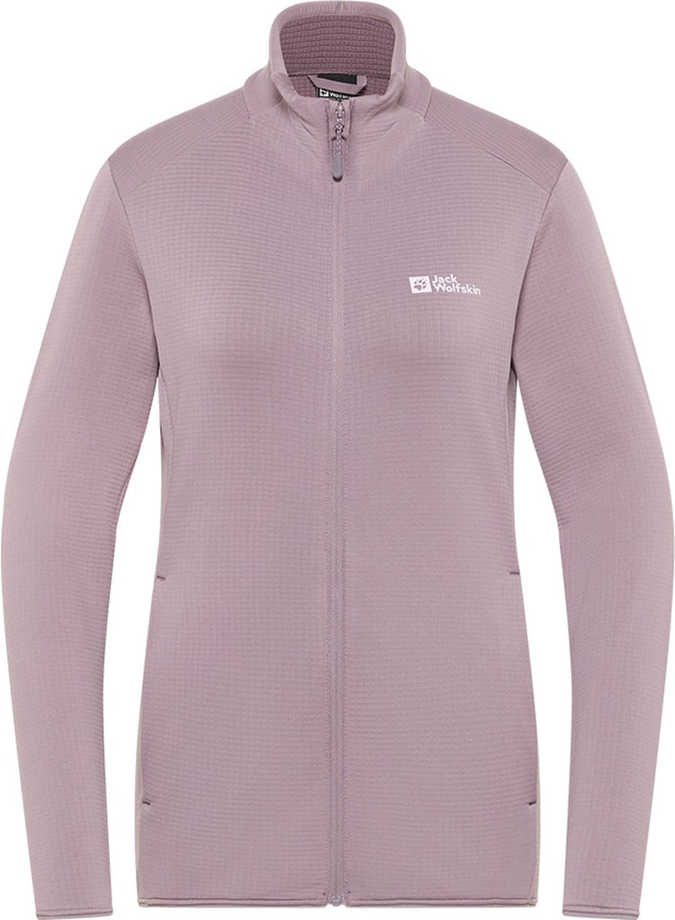 Jack wolfskin kolbenberg fz w gilet d'extérieur pour femme - fleur sauvage - s