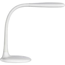 Lampe LED Unilux 400093614 bras en métal avec tête et base en plastique
