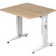 Bureau Bach Hammerer vos08 ew mélamine piètement en T