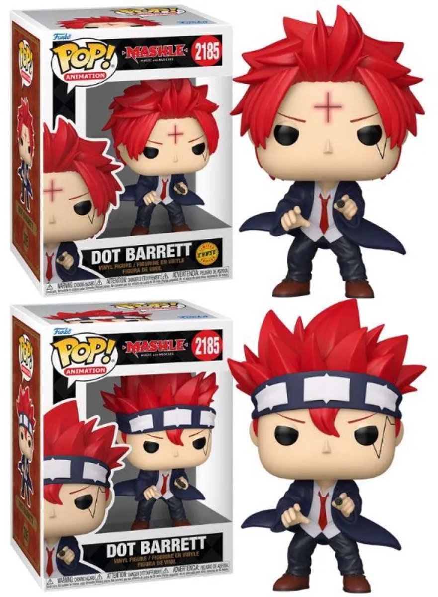 Funko mashle dot barrett (pop! animation) (chase edition möglich) figurine en vinyle 2185 unisexe pop! - neutre - standard