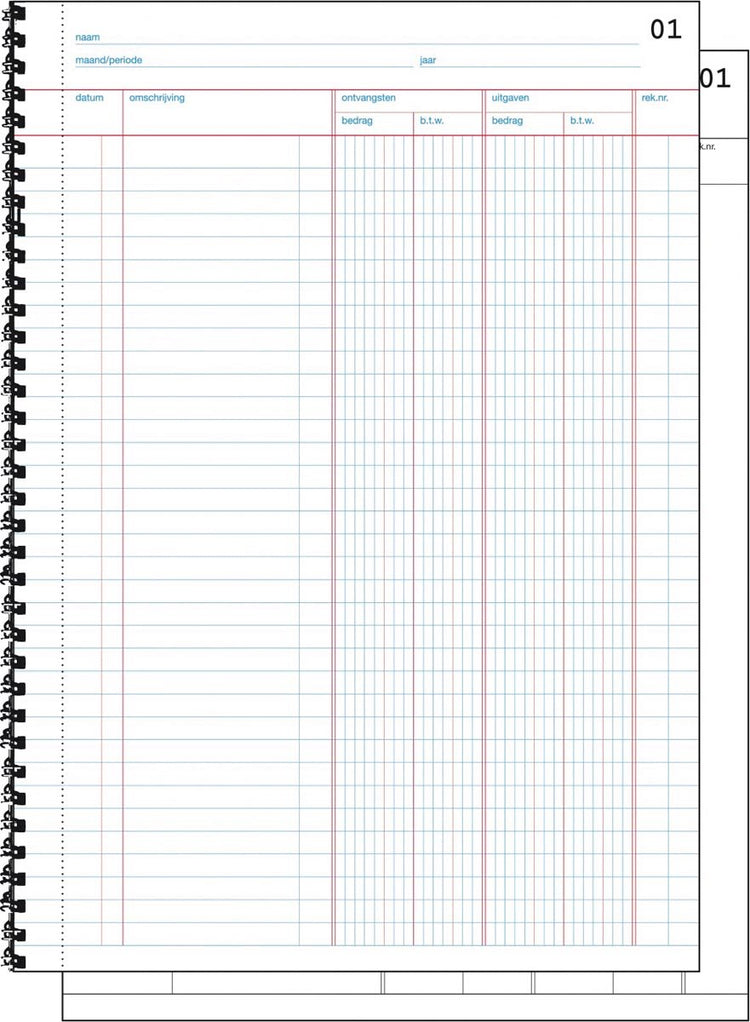 Livre de caisse copie Sigel - express - a4 - 2x50 feuilles - avec colonne TVA - si-30225